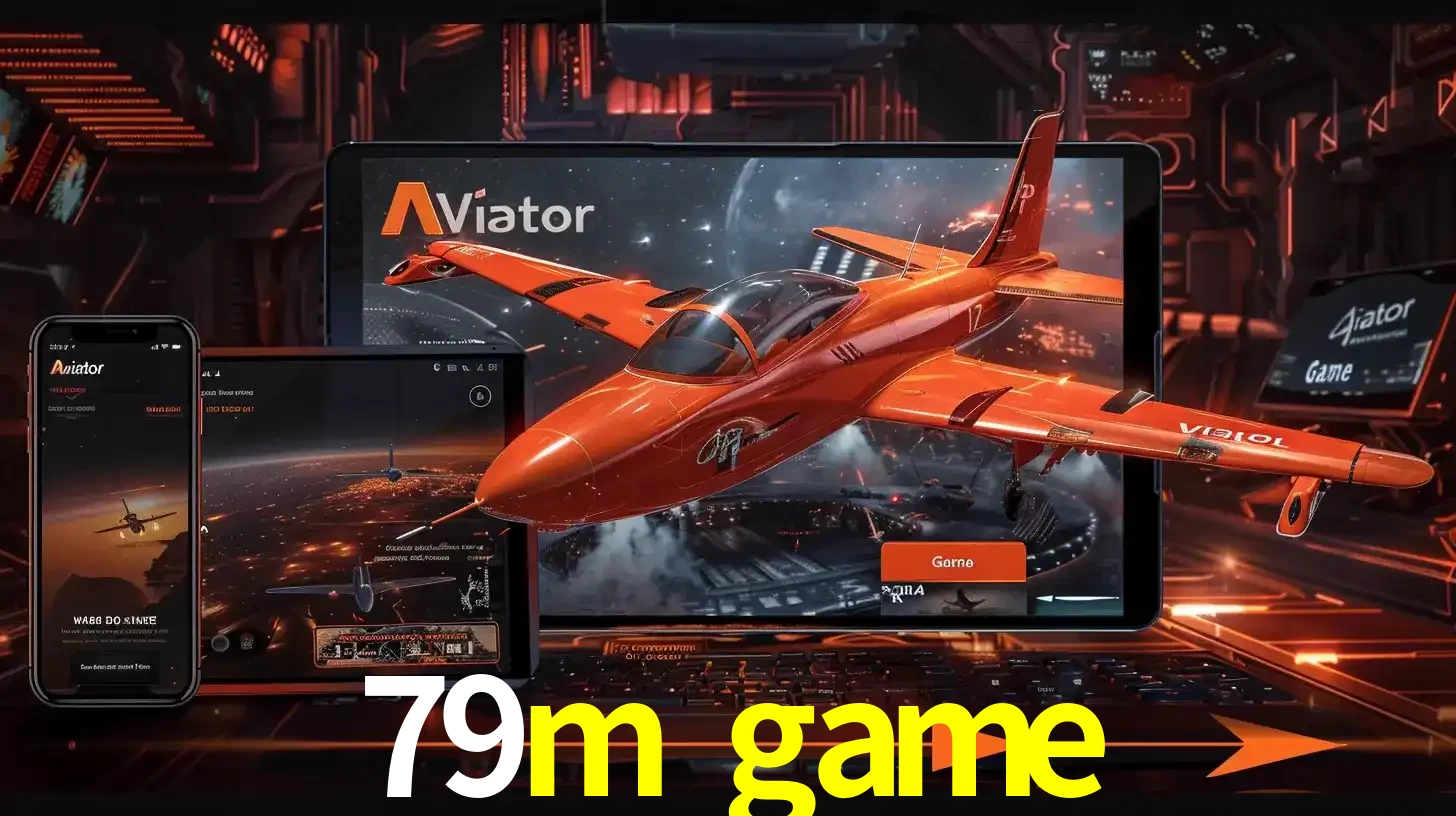 Apresentação tecnológica do jogo Aviator com um avião saindo da tela de um tablet, demonstrando a experiência imersiva em múltiplos dispositivos no 79m game.